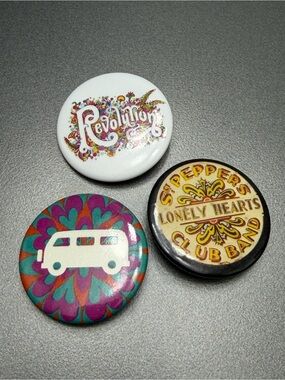 Vintage Beatles Badges